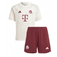 Dječji Nogometni Dres Bayern Munich Alphonso Davies #19 Rezervni 2023-24 Kratak Rukav (+ Kratke hlače)